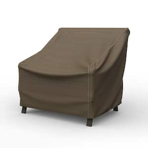 StormBlock Hillside Extra-Large Black and Tan Patio Chair Cover