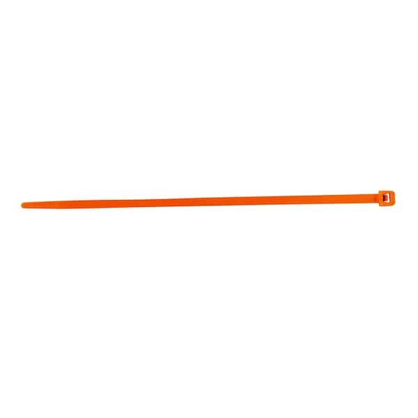 4.1 in. 18 lbs. Orange Cable Tie (100-Bag)