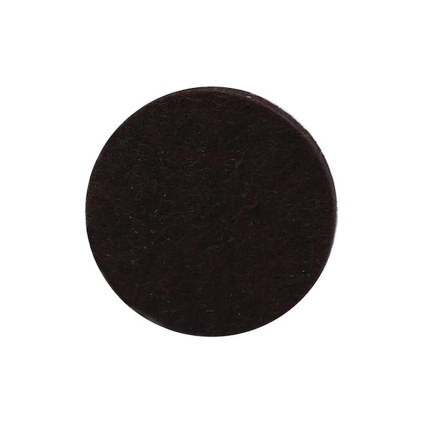 Heavy Duty Round Felt Pad for 1/2 in. Pipe Floor Flange, 2.75 in. Diam —  PIPE DECOR