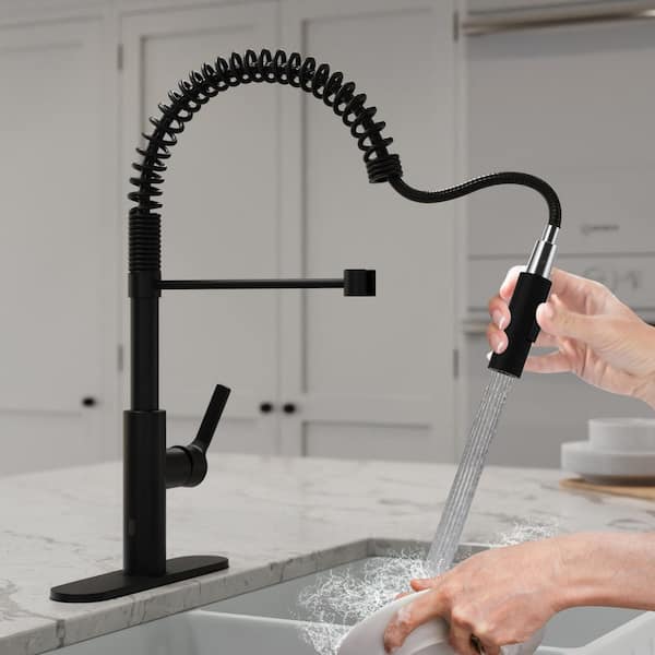 ANZZI Ola Hands Free Touchless 1-Handle Pull-Down Sprayer Kitchen