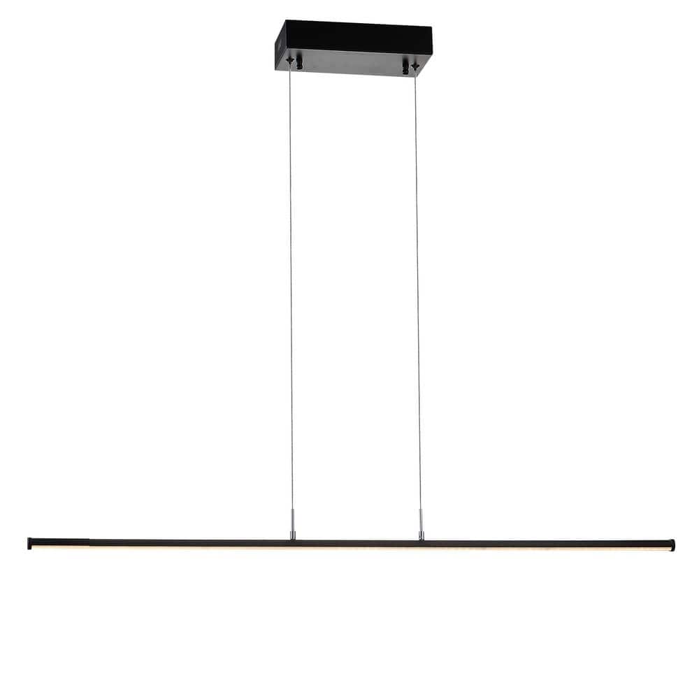 Conley 39.5" Black LED Linear Pendant Light