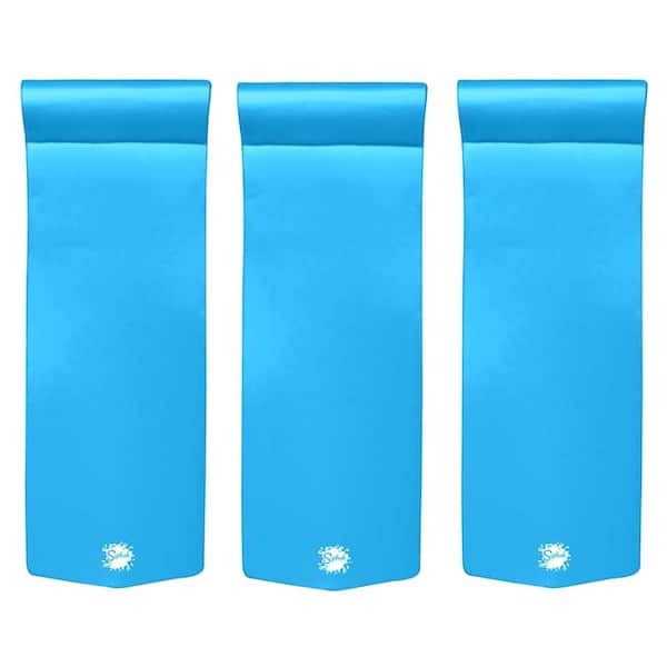 TRC Recreation Splash 70 in. Marina Blue Raft Lounger Pool Lake Float (3-Pack)