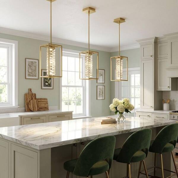 Quoizel Dazzle 9-Watt 1 Light Soft Gold Integrated LED Pendant