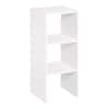 IRIS White 2-Tier Storage Organizer Shelf with Footboard 596032 - The Home  Depot