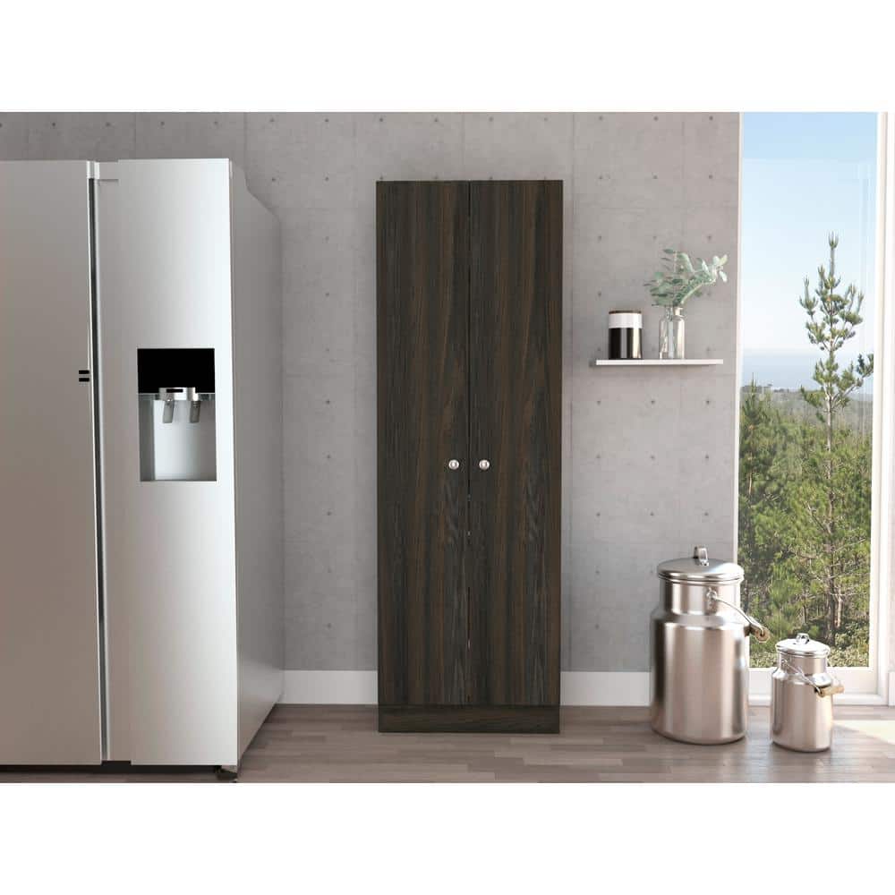 23.6 in. W x 11.8 in. D x 71.1 in. H Multi-Colored Freestanding Linen Cabin