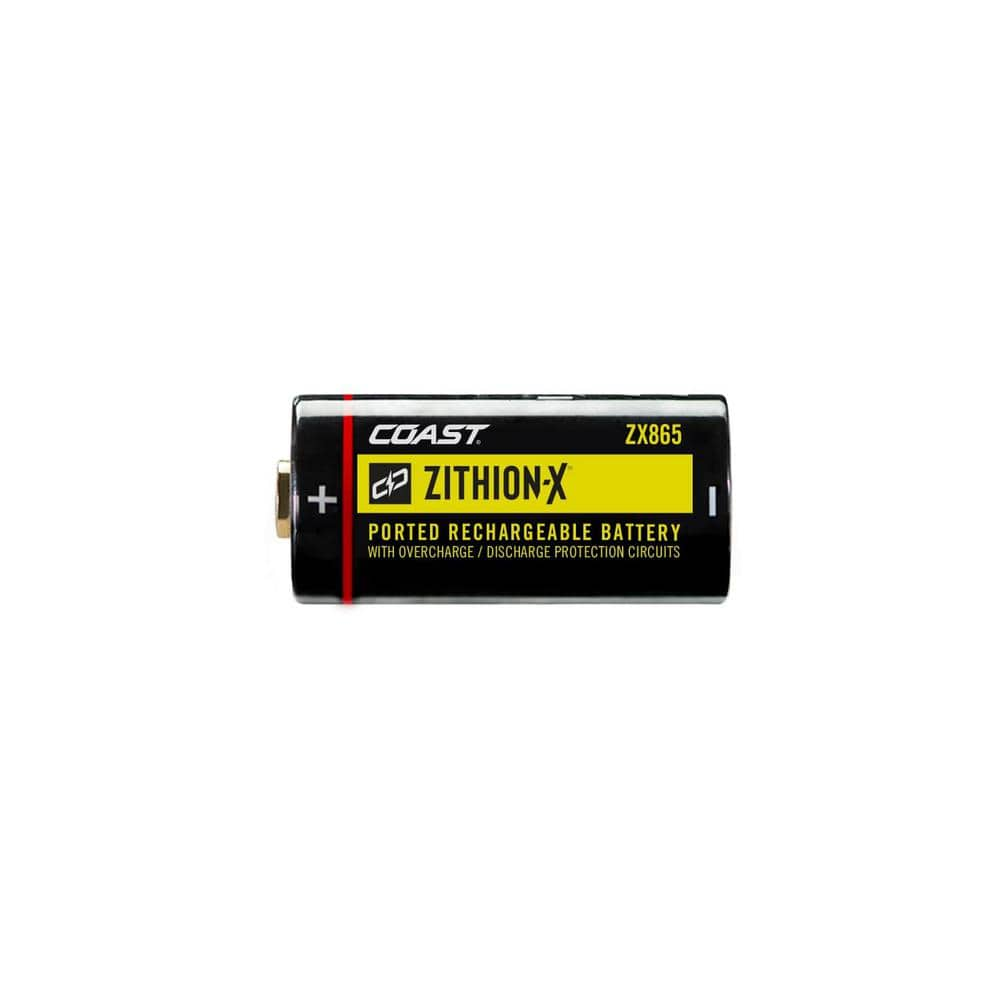 Coast ZX865 ZITHION-X USB-C Rechargeable Battery for Polysteel 400, PS500R  and G55R/G56R Flashlights ZX865 - The Home Depot