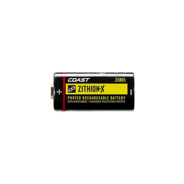 Coast ZX865 ZITHION-X USB-C Rechargeable Battery for Polysteel 400, PS500R and G55R/G56R Flashlights