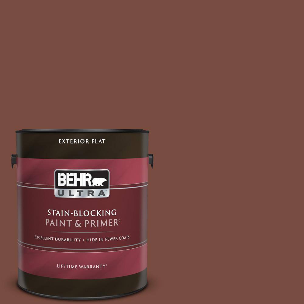 BEHR ULTRA 1 gal. PPU219 Royal Liqueur Flat Exterior Paint & Primer 485301 The Home Depot
