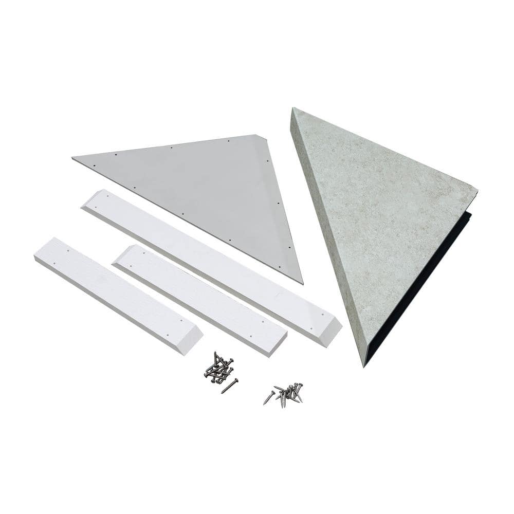 PALISADE 24.88 in. x 12.31 in. Vinyl Waterproof Walk in Corner Shower