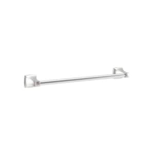 Oak 18 in. Wall Mounted Towel Bar in Satin Nickel