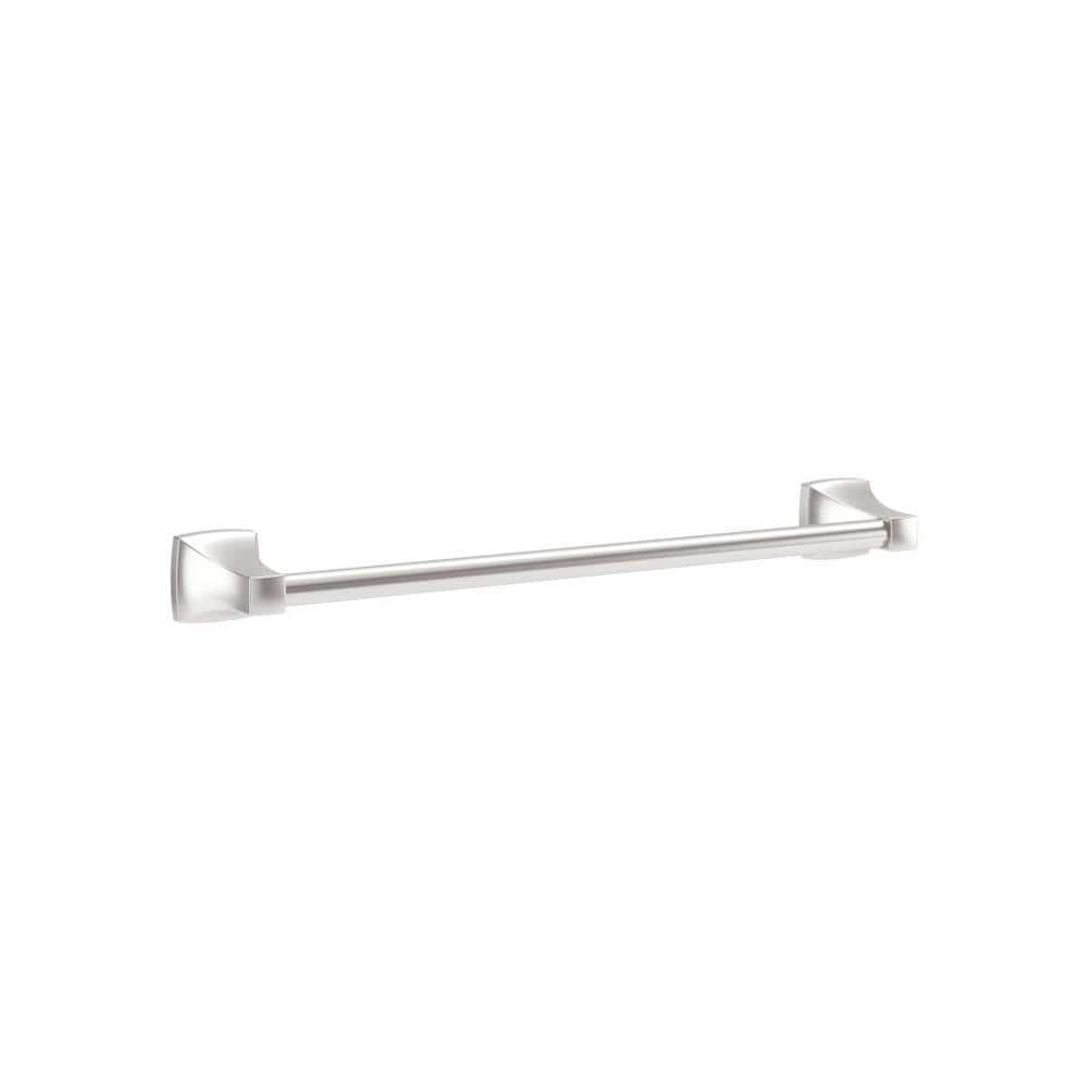 Satin Nickel 24" Wall Mounted Bathroom Towel Bar