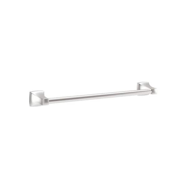 Oak 24 in. Wall Mounted Towel Bar in Satin Nickel