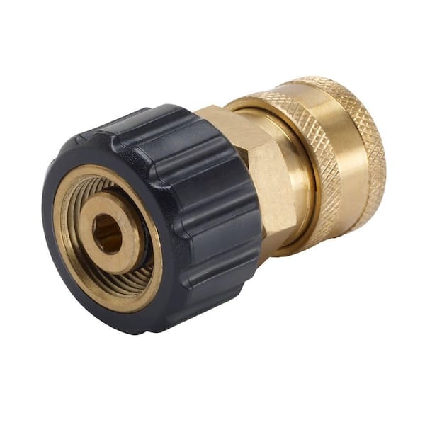 Powercare 3/8 in. Female Quick-Connect x M22 Connector for Pressure Washer