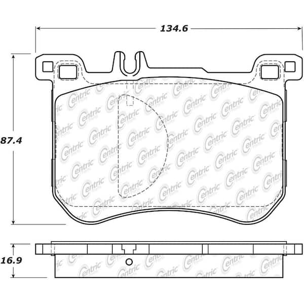 Centric Parts Disc Brake Pad Set