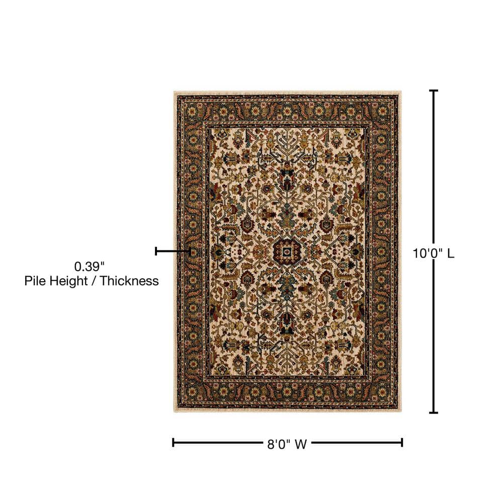Mariah Vanilla 8 ft. x 10 ft. Area Rug - thumbnail 8