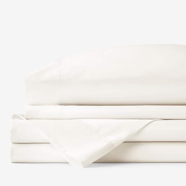 Company Cotton Ivory Bamboo Sateen Queen Sheet Set