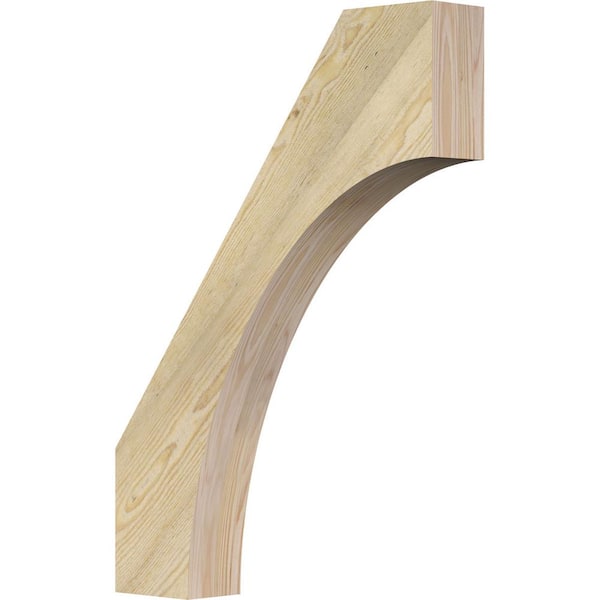 Ekena Millwork 4"W x 22"D x 30"H Westlake Rough Sawn Knee Brace, Douglas Fir