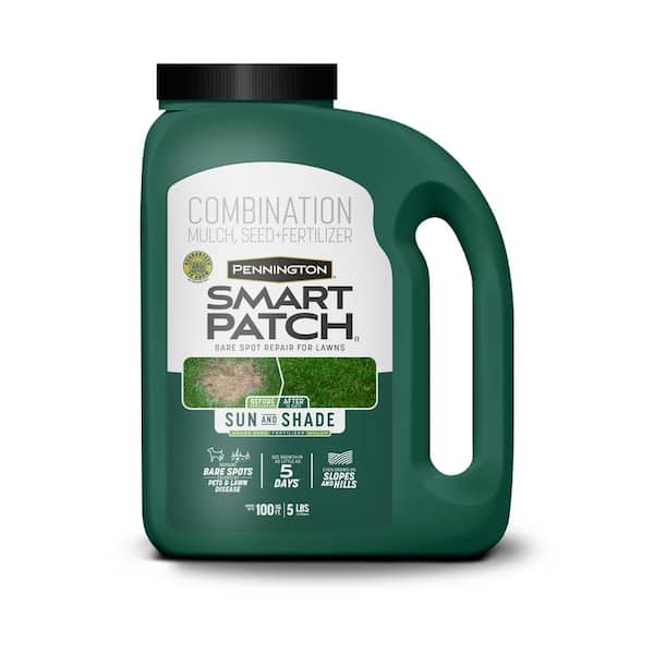 5 lbs. Smart Patch Sun and Shade West Grass Seed with Mulch Fertilizer