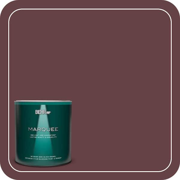 BEHR MARQUEE 1 qt. #T11-10 Wild Thing Semi-Gloss Enamel Interior Paint & Primer