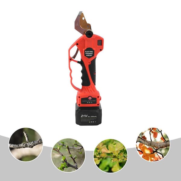 Professional Branches Scissors Cordless Electric Pruning Shears Lithium  Battery Tree Branch Trimmers Pruner Extension Rod 3.2
