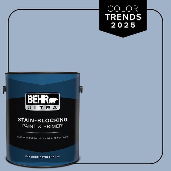 BEHR ULTRA 1 gal. #S530-3 Aerial View Satin Enamel Exterior Paint & Primer