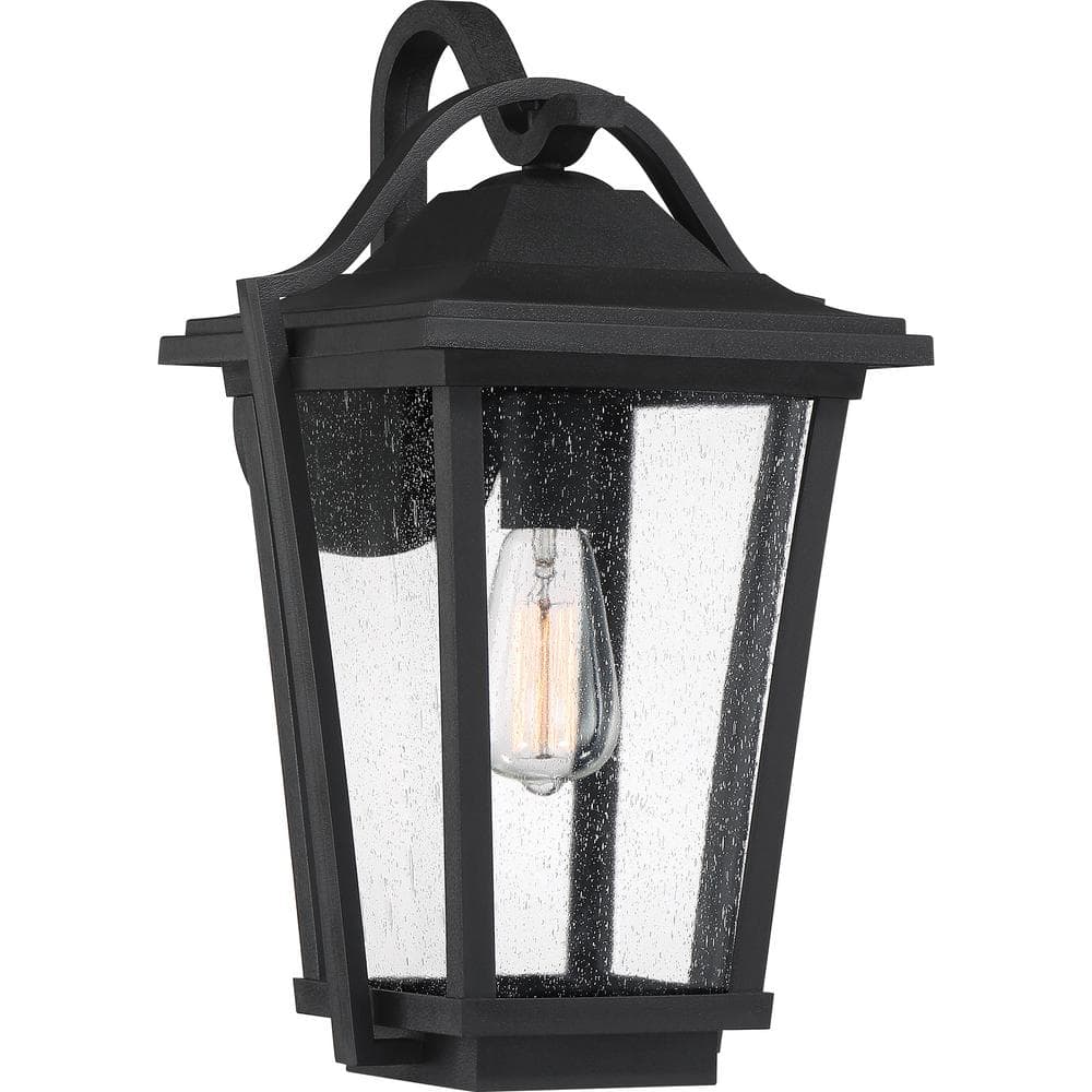 Darius 1-Light Black Outdoor Wall Lantern Sconce price history on PriceWatchPro