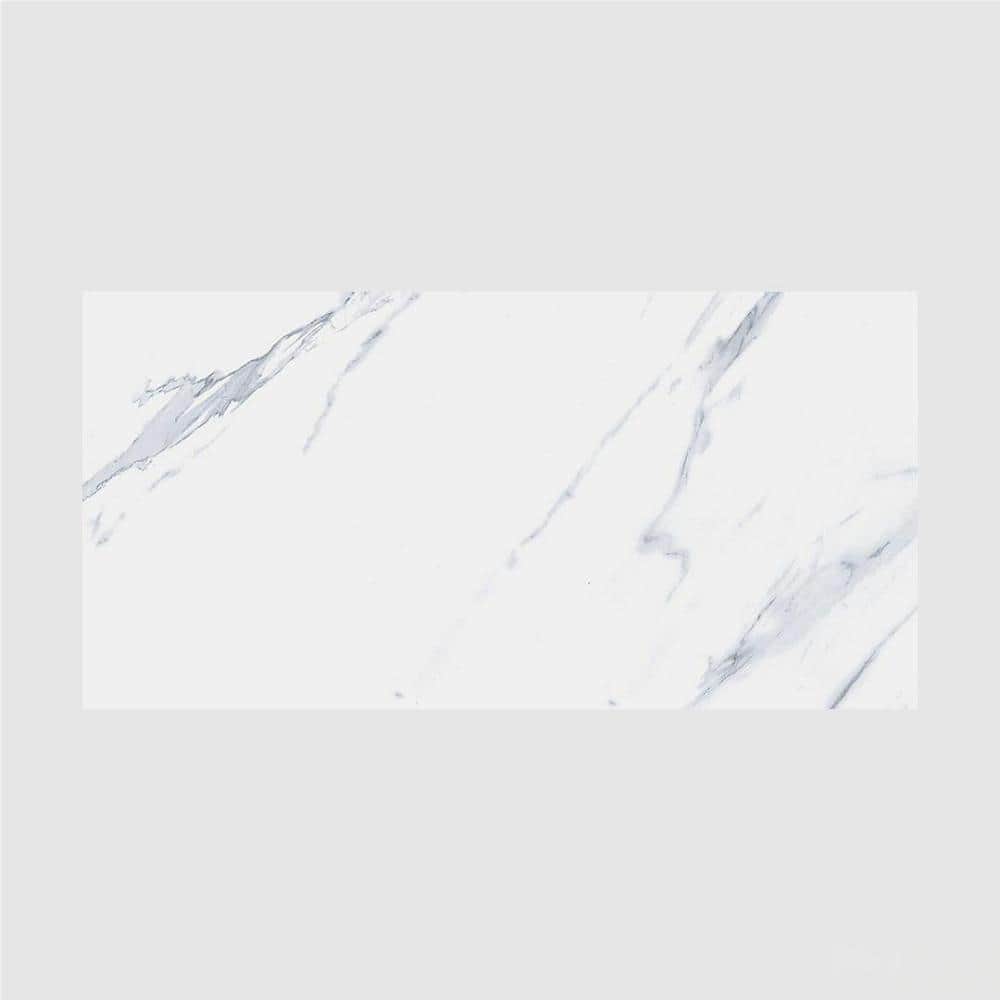 Rectangle 12 in. x 24 in. Matte Blue Marble Look Porcelain Floor Wall Tile (112 sq. ft.) price history on PriceWatchPro