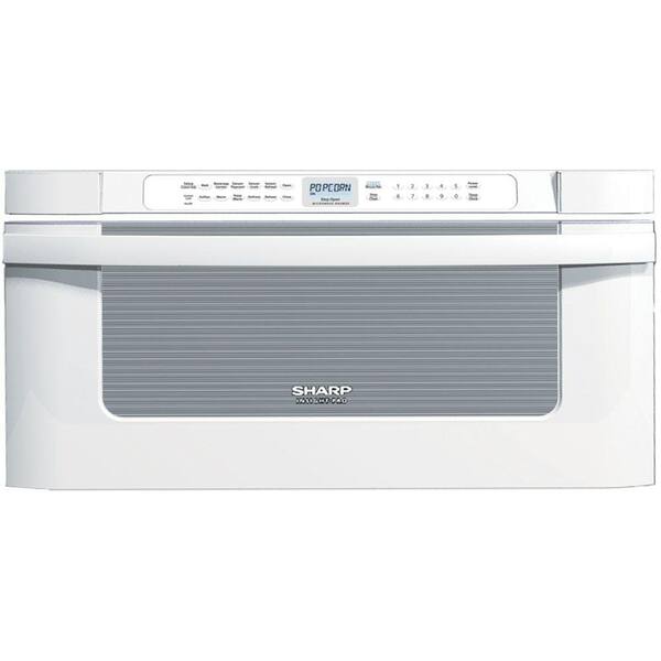 Sharp Insight Pro 1.2 cu. ft. Microwave Drawer in White with Sensor Cooking-DISCONTINUED