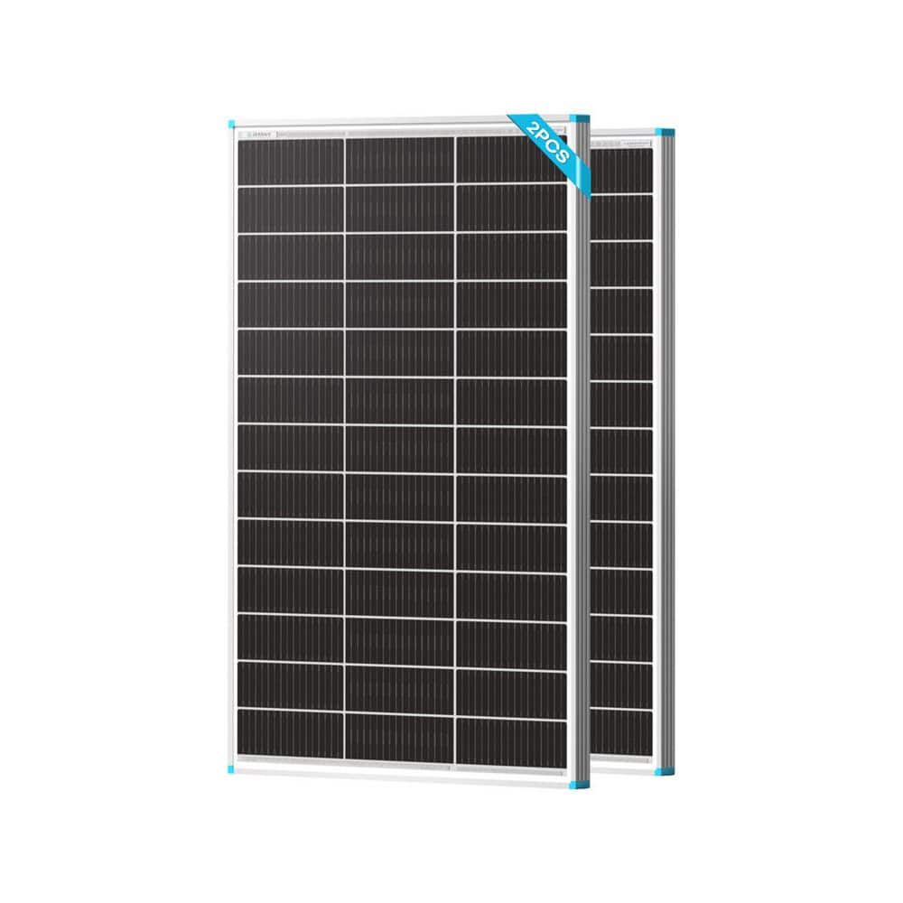 Renogy 2-Pieces Bifacial 100 W N-Type 16BB Monocrystalline Solar