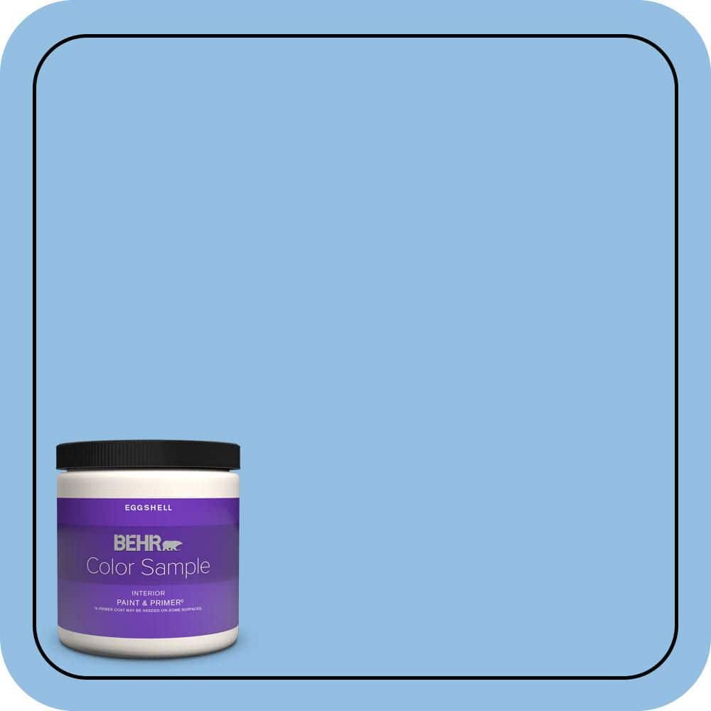 8 oz. #P520-3 Toile Blue Eggshell Enamel Interior Paint & Primer Color Sample price history on PriceWatchPro