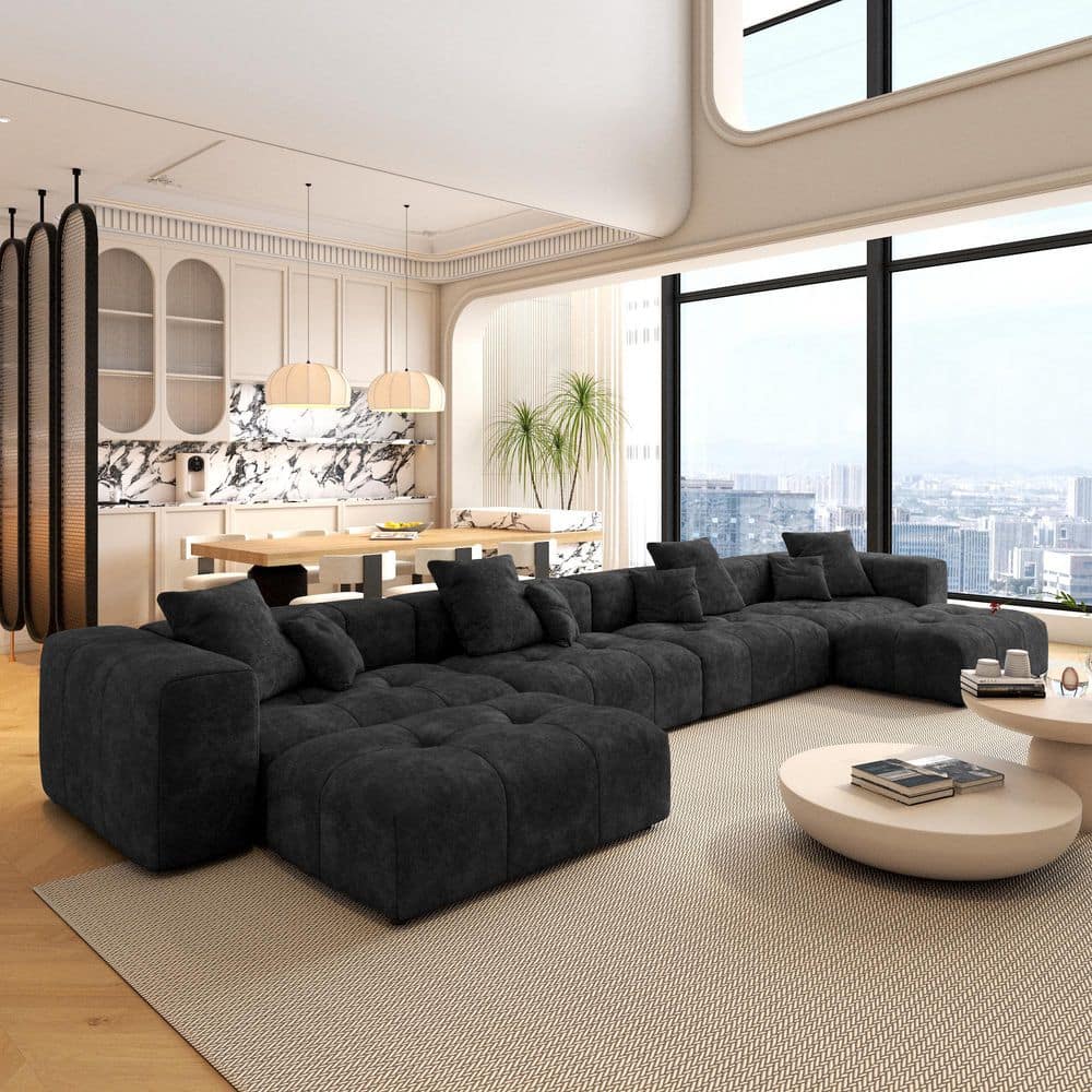 black-6-seats-2-ottoman-
