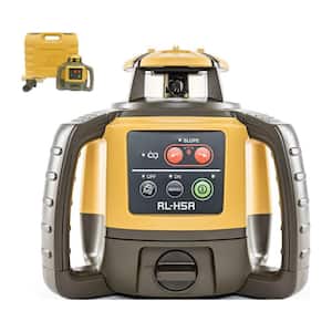 RL-H5A Max Laser Distance (2000 ft.) Red Beam Self-Leveling Rotary Laser Level with LS-80X Receiver 1021200-50