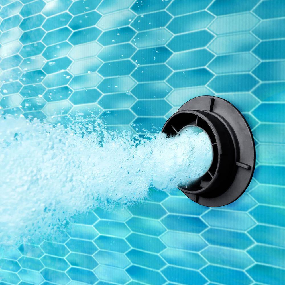 Funsicle 10ft Dark Herringbone Inflatable Above Ground Pool with Pump