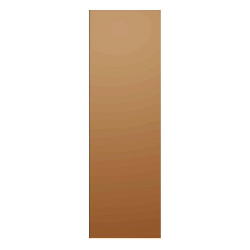 Aberdeen Recessed 0.75 in. W x 96 in. H x 30 in. D in Caramel Refrigerator 