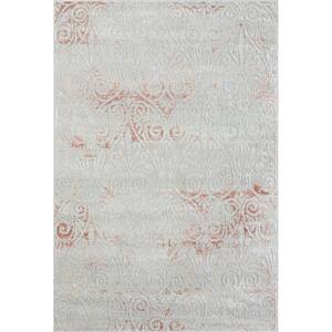 Cana Coral Pink 8x10 ft. Floral Botanical Transitional Casual Synthetic Area Rug