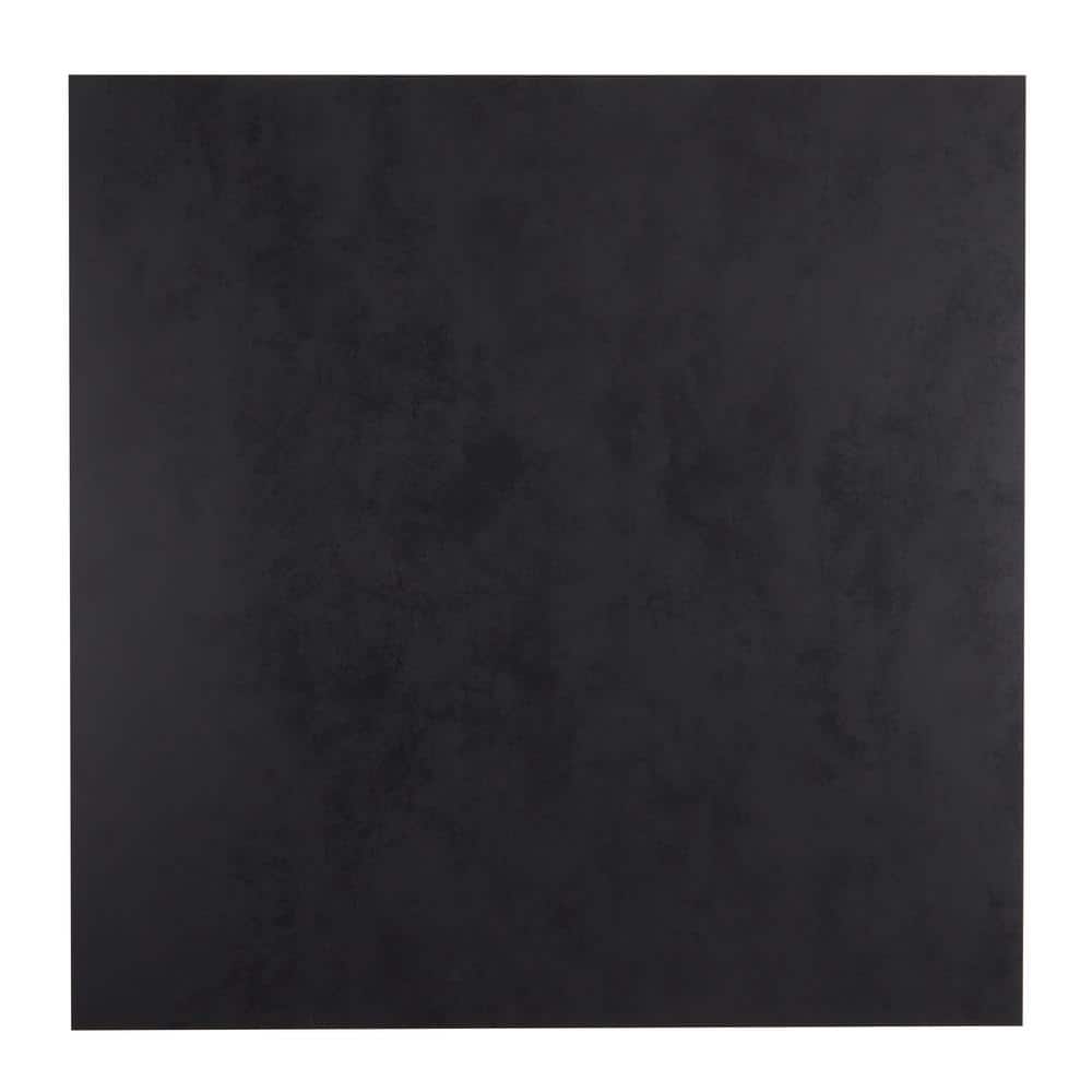 Basics Charcoal 24 in. x 24 in. Matte Porcelain Floor and Wall Tile (15.49 