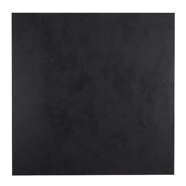Unbranded Basics Charcoal 24 in. x 24 in. Matte Porcelain Floor and Wall Tile (15.49 sq. ft./Case)