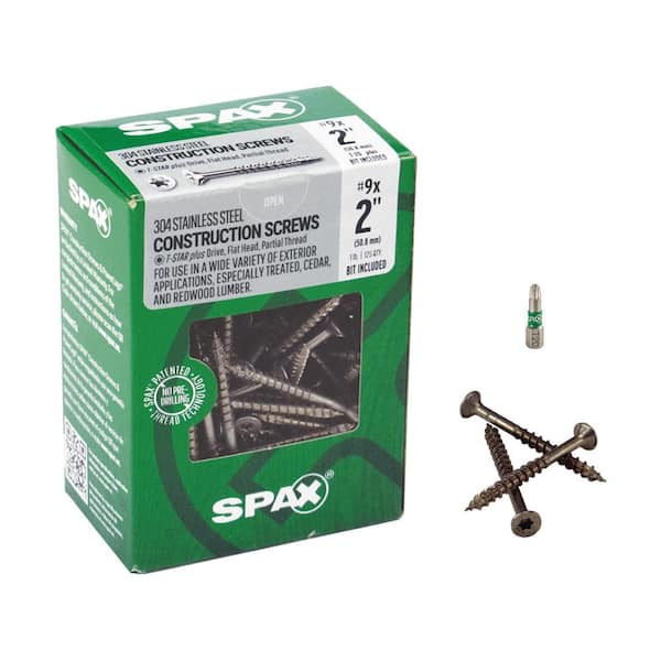 Spax Stainless Steel Screws Boxes of 25 