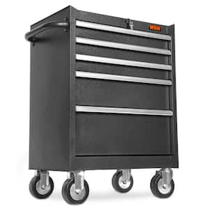 27-Inch Premium Rolling Tool Cabinet with Heavy Duty 21-Gauge Powder-Coated Steel Construction