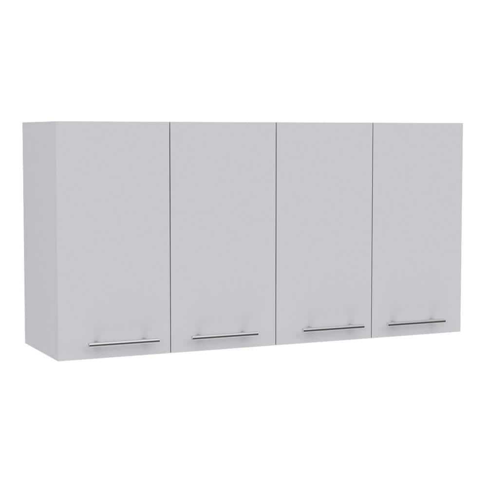 59 in. W x 12 in. D x 23.60 in. H Bathroom Storage Wall Cabinet with Spacio