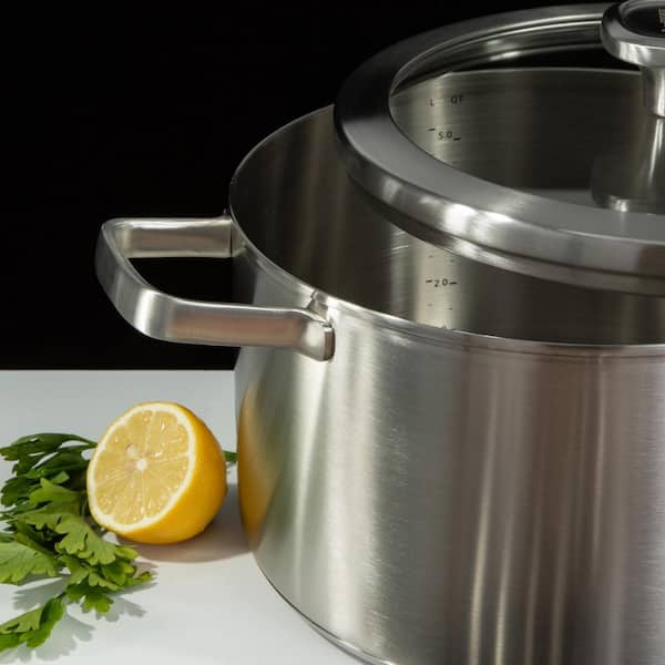BergHOFF Graphite 3-Piece Recycled 18/10-Stainless Steel Steamer