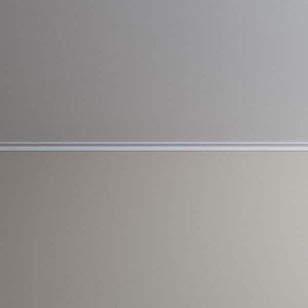 Ekena Millwork Savannah 1 in. D x 1.375 in. W x 94.5 in. L Polyurethane Crown Moulding