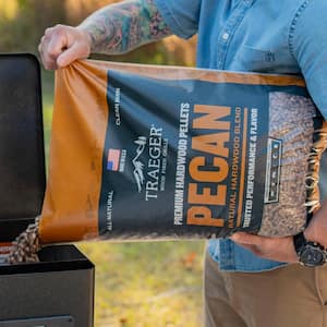 Pecan All-Natural Wood Grilling Pellets (20 lb. Bag)