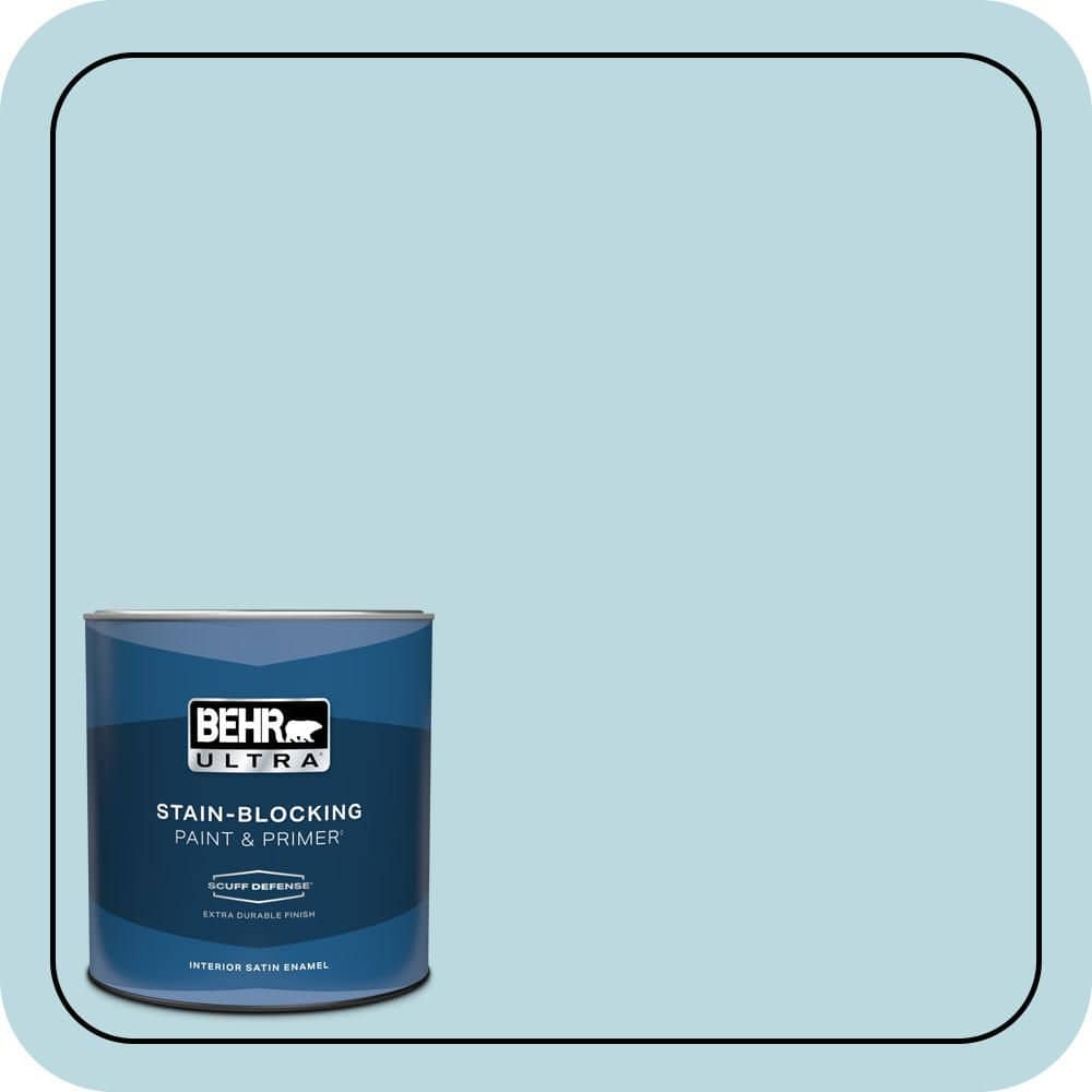 1 qt. #S460-1 Air Blue Extra Durable Satin Enamel Interior Paint & Primer price history on PriceWatchPro