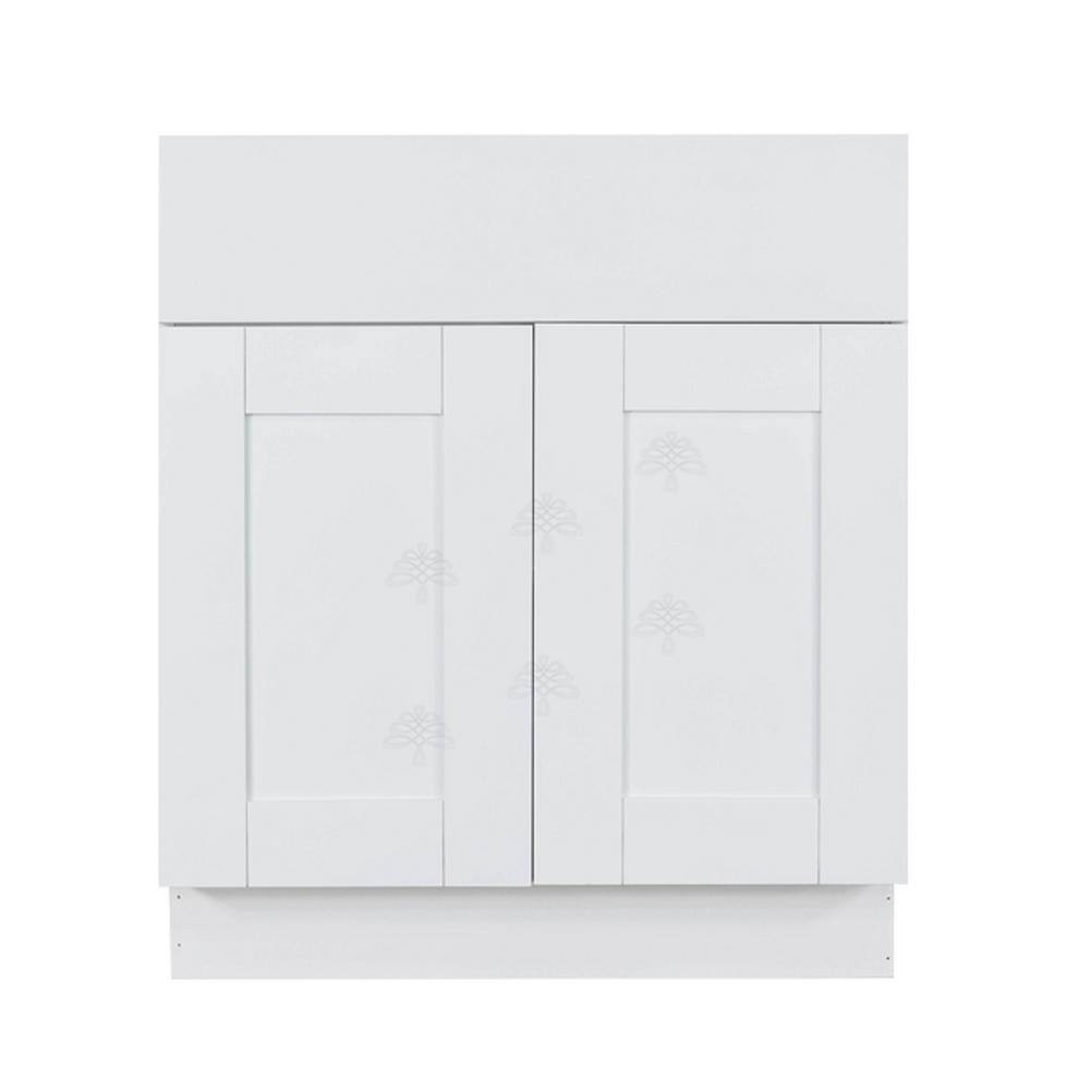 Anchester Assembled 30 in. x 34.5 in. x 24 in. Sink Base Cabinet with 2-Door in Classic White price history on PriceWatchPro