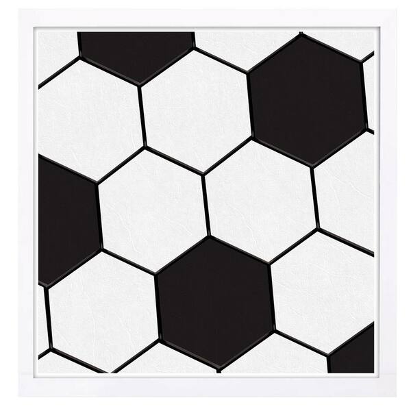 The Oliver Gal Artist Co. Sports and Teams "Soccer Ball" Framed Art Print 13 in. x 13 in.