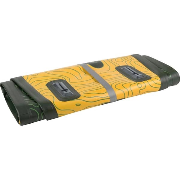 Unbranded - Compact Light-Weight 126 in. Wild Spruce PVC Inflatable Paddleboard with Accessories