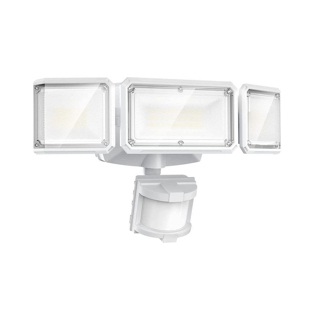 1500-Watt Equivalent 1500 Lumen 220° White Motion Sensing Dusk to Dawn LED Flood Light Outdoor 1 Pack price history on PriceWatchPro