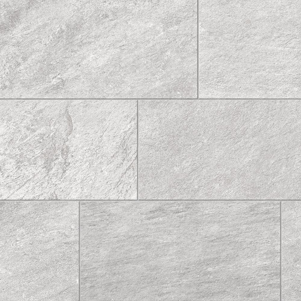 Alpe Graphite 12 in. x 24 in. Quartzite Stone Look Porcelain Floor and Wall Tile (15.50 sq. ft./Case) -  Corso Italia, 610010002399