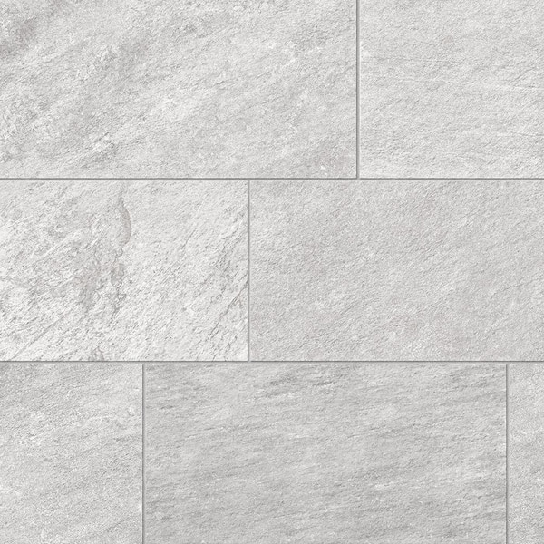 Corso Italia Alpe Graphite 12 in. x 24 in. Quartzite Stone Look Porcelain Floor and Wall Tile (15.50 sq. ft./Case)